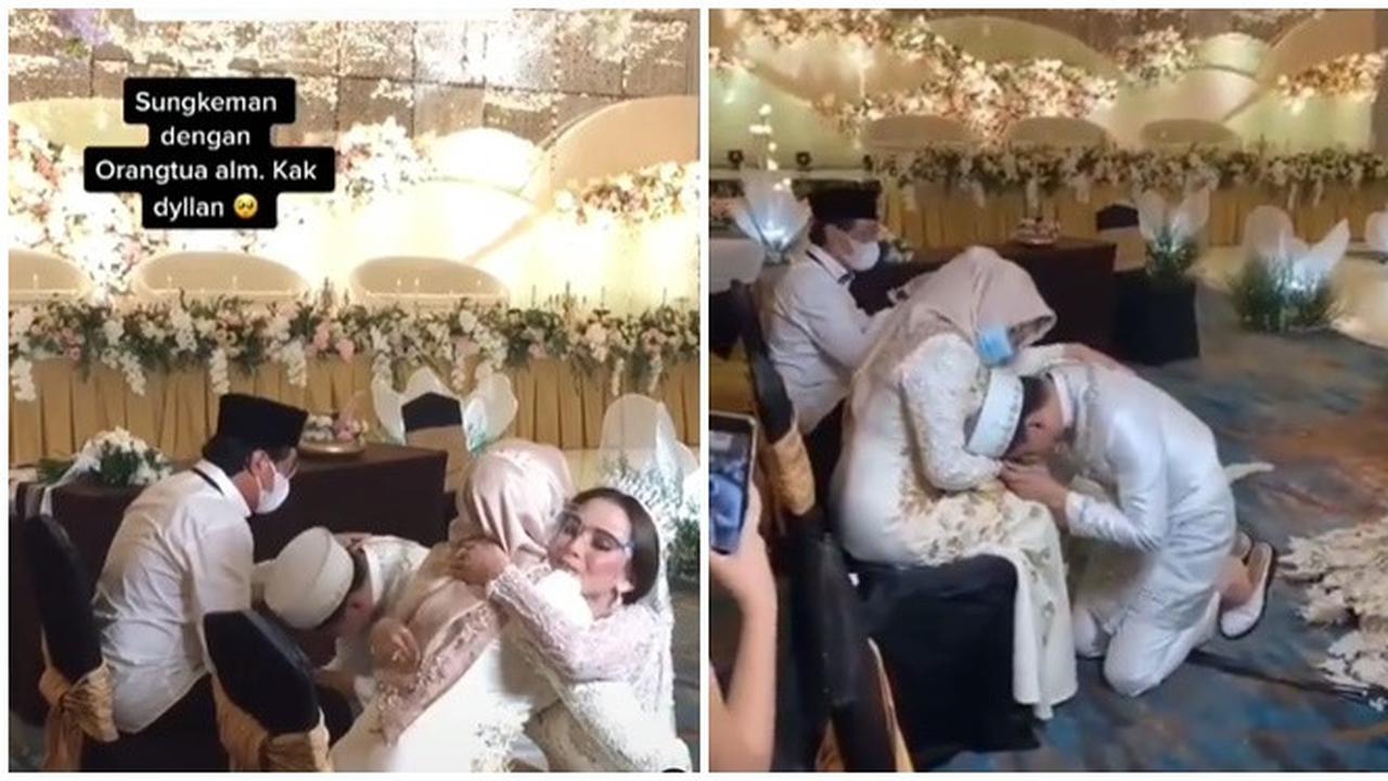 6 Momen Sungkeman Ifan Seventeen dan Citra Monica dengan Orang Tua Dylan Sahara