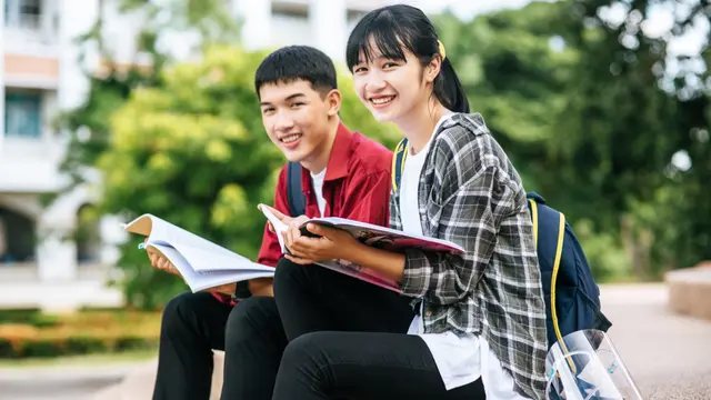 Ilustrasi pelajar, murid