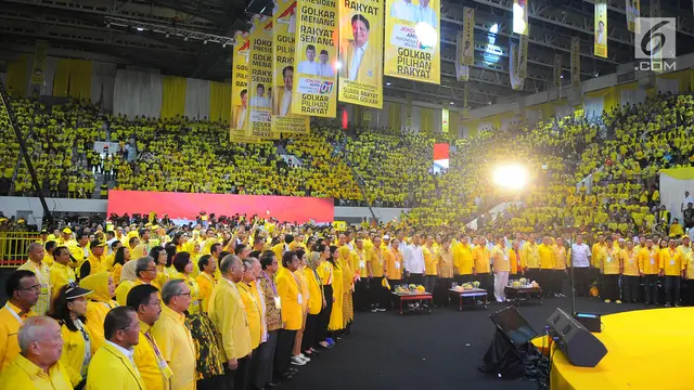 Ribuan Kader Hadiri Kampanye Akbar Partai Golkar di Istora Senayan
