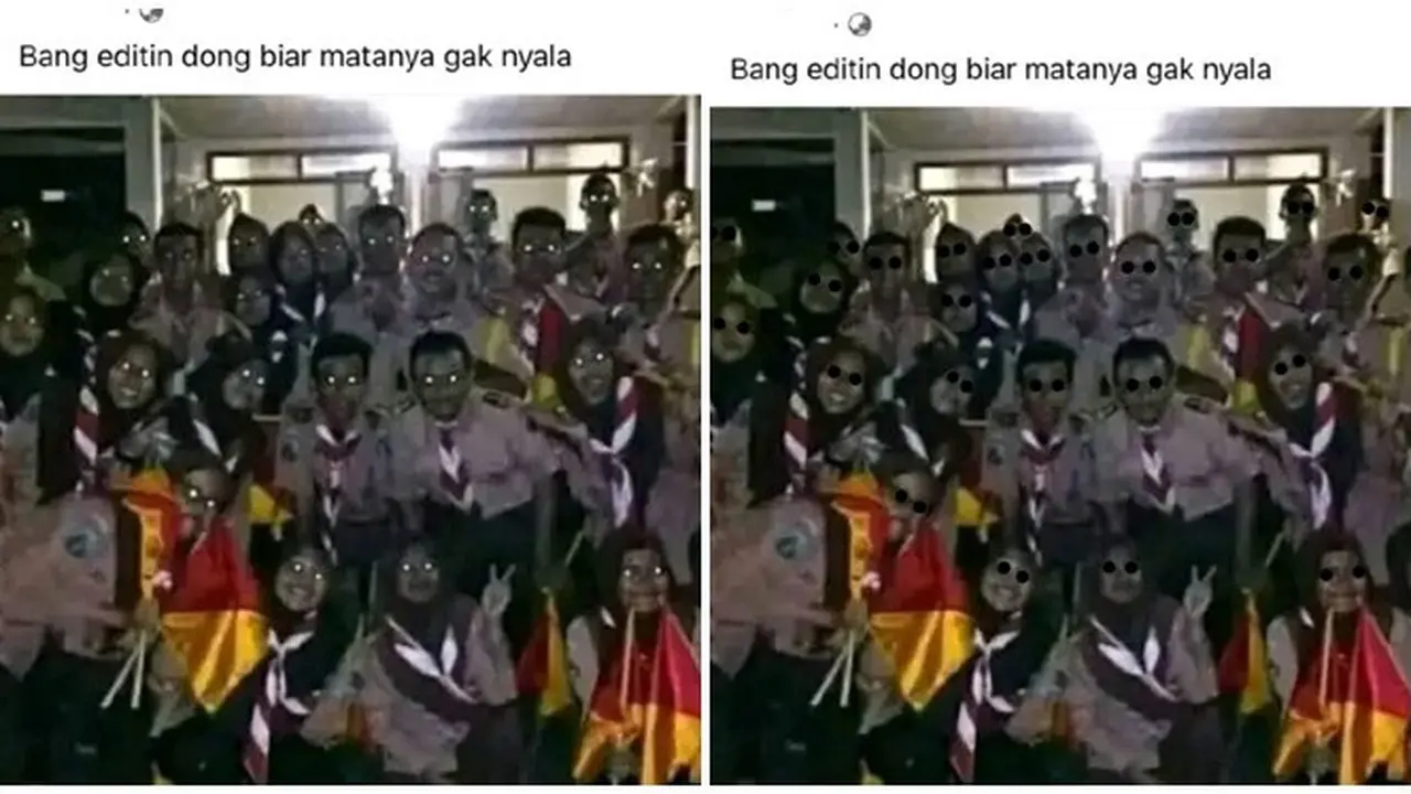 Minta Fotonya Diedit Agar Matanya Tidak Nyala, 6 Hasilnya Bikin Ngakak