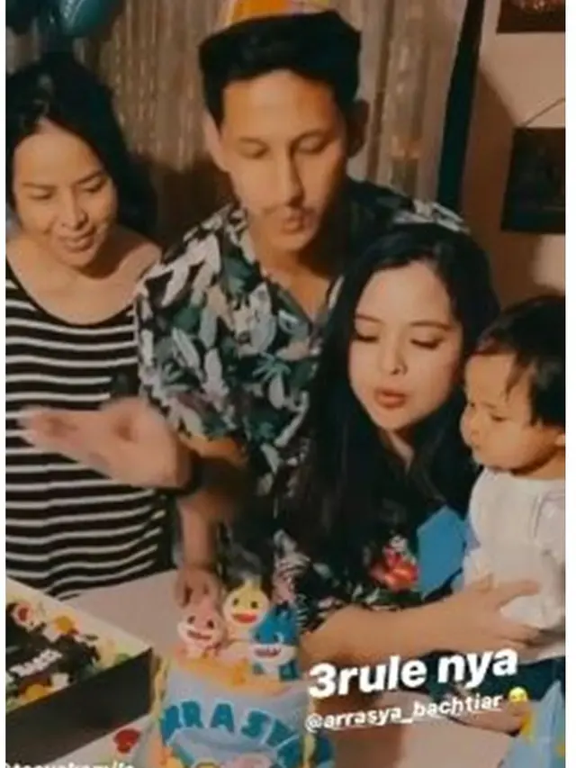 7 Momen Ulang Tahun Pertama Anak Tasya Kamila, Penuh Rasa Bahagia