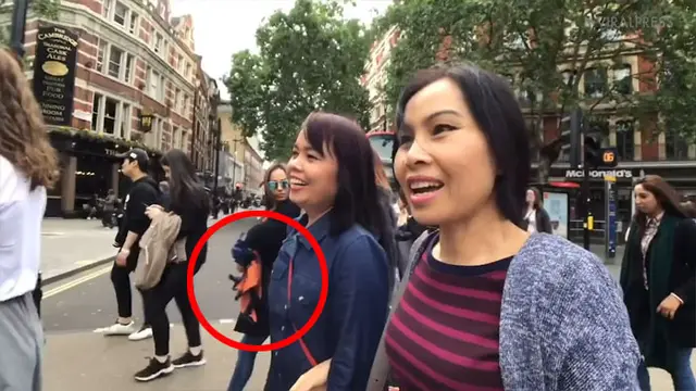 aksi pencopet terekam kamera vlog