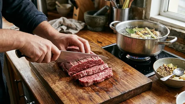 Cara Merebus Daging Sapi agar Cepat Empuk (Foto: Gemini AI)