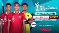 Jadwal Live Streaming AFF U-23 Championship 2023 di Vidio. (Sumber: dok. vidio.com)