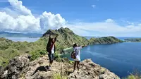 Behind the scene iklan Kuku Bima bersama Marion Jola di Pulau Padar, Labuan Bajo, Rabu, (12/3/2025).