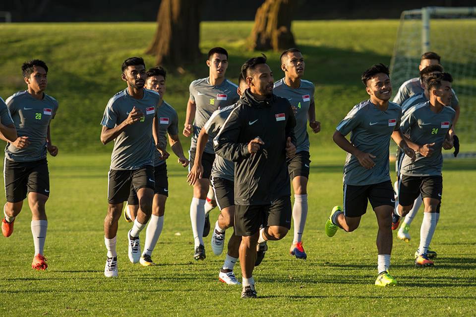Timnas Singapura U-22 menjalani pemusatan latihan di Perth, Australia, sebelum SEA Games 2017. (Bola.com/Dok. FAS)
