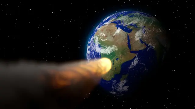 Ilustrasi asteroid