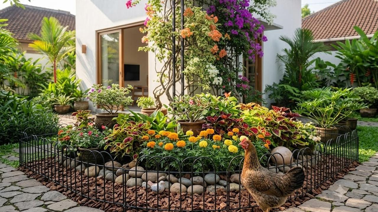10 Cara Mencegah Ayam Tetangga Merusak Tanaman Hias, Solusi Efektif agar Kebun Tetap Cantik