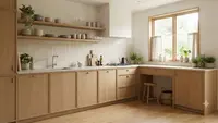 7 Inspirasi Dapur Japandi dengan Dominasi Warna Natural, Sentuhan Estetik yang Mudah Ditiru