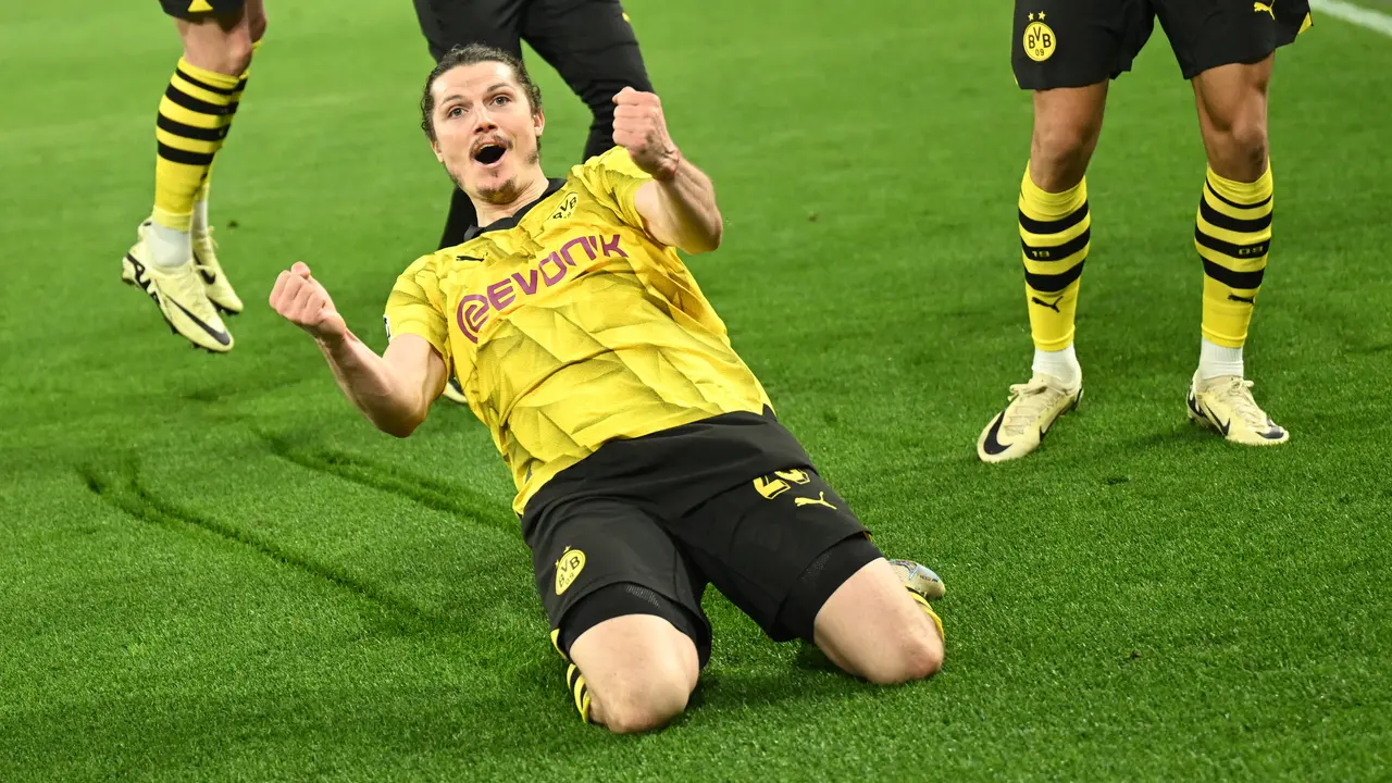 Luapan Kegembiraan Pemain Borussia Dortmund