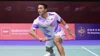 Tunggal putra Indonesia Jonatan Christie terhenti di semifinal Hong Kong Open 2024 setelah kalah dari wakil China Lei Lan Xi di Hong Kong Coliseum, Sabtu, 14 September. (foto: PP PBSI)