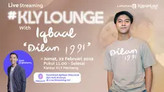 Dalam rangka mempromosikan film terbaru Dilan 1991, Iqbaal Ramadhan mampir ke KLY Lounge lho...  Dan Iqball ditantang bermain No Thumbs Challenge, seperti apa? ini dia...