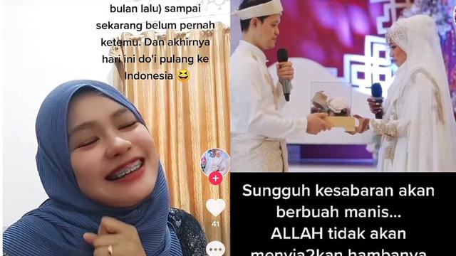 Kisah pernikahan dengan taaruf di TikTok Dina Agustina
