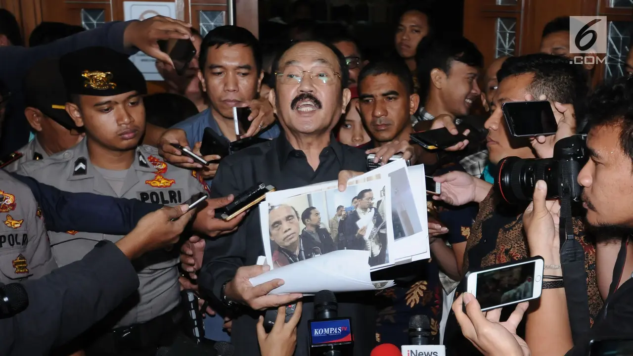 Luapan Ekspresi Fredrich Yunadi Usai Didakwa Halangi Penyidikan Kasus Setya Novanto