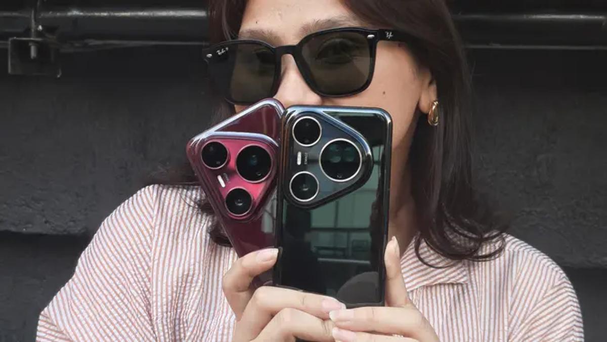 Huawei Pura 80 Pro dan Huawei Pura 80 Ultra.(Liputan6.com/ Anka Fergy Agustian)