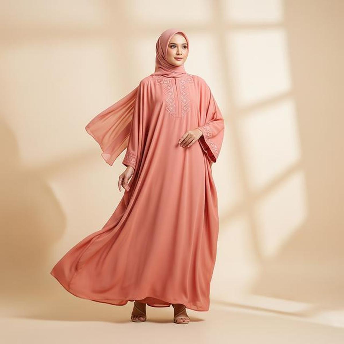8 Model Gamis Longgar yang Tidak Panas dan Tetap Terlihat Anggun