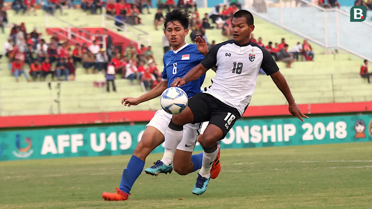 Thailand U-19 Vs Singapura Piala AFF U-19 2018
