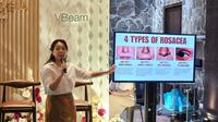 Simak penjelasan lengkap dari dr. Nani Kumala Dewi, Sp.DVE, tentang perawatan yang tepat untuk rosacea, penyakit kulit yang sering disalahartikan sebagai jerawat (Foto: Aditya Eka Prawira/Liputan6.com)