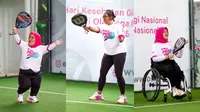 Keseruan Penyandang Disabilitas Rayakan Hari Gigi dan Olahraga Nasional dengan Tanding Padel
