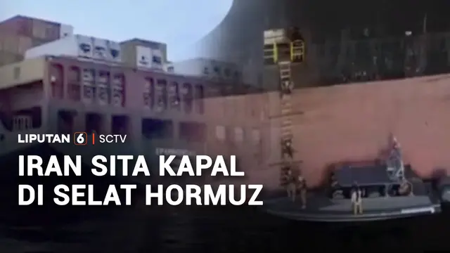 Balas Trump, Iran Sita Dua Kapal di Selat Hormuz