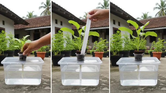 Cara Membuat Hidroponik dari Nampan Bekas Tanpa Listrik