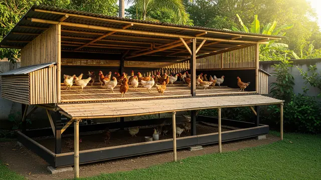 Kandang ayam sistem panggung