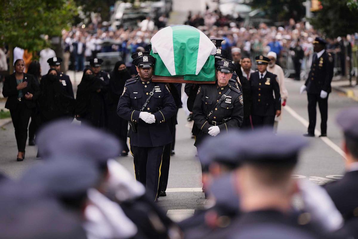 FOTO: Penghormatan Terakhir untuk Didarul Islam, Polisi Muslim New York yang Gugur Saat Penembakan Massal