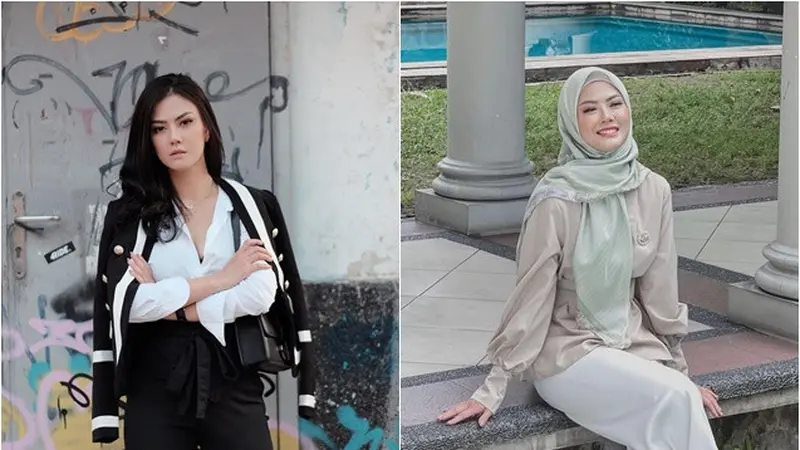 6 Potret Nita Gunawan saat Pakai Hijab, Jadi Sorotan