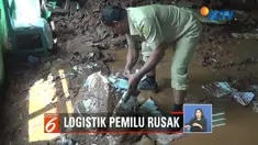 Seluruh kotak suara dan surat suara yang berhasil diselamatkan pun sudah dipindahkan dan aman di gedung baru.