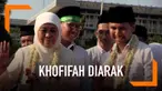 Khofifah Indar Parawangsa dan Emil Dardak disambut meriah warga Surabaya usai dilantik sebagai gubernur dan wakil gubernur Jawa Timur.