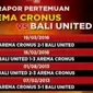 Arema Cronus tidak meraih kemenangan dalam dua laga terakhir di pekan ke-14 Torabika Soccer Championship 2016.