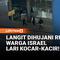 Kepanikan melanda warga Tel Aviv pada Senin sore ketika rentetan rudal ditembakkan dari Lebanon menuju wilayah Israel. Sejumlah orang terlihat berlari mencari tempat perlindungan di jalanan saat sirene peringatan berbunyi.