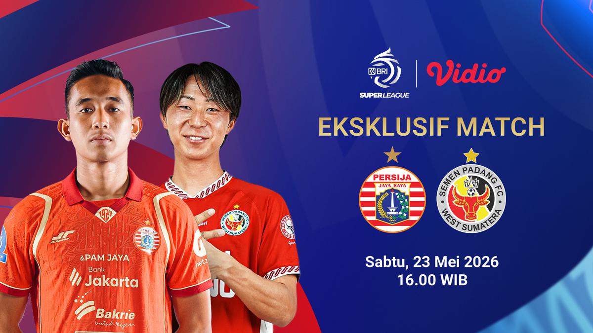 Nonton Live Streaming Persija vs Semen Padang FC, Eksklusif di Vidio