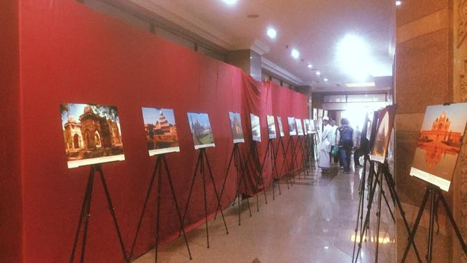 Pameran foto warisan Islam bersama India dan Indonesia di Gedung PBNU, Jakarta (Liputan6.com/Siti Khotimah)