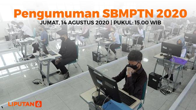 Pengumuman Hasil Sbmptn 2020 Cek Nama Nama Yang Lolos Di Sini Bola Liputan6 Com