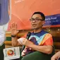 Direktur Utama Pos Indonesia Faizal Rochmad Djoemadi, dalam acara Book Talk bertajuk Sukses Memimpin di Tengah Chaos Pandemi. (Dok PosIND)