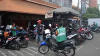 Salah satu titik parkir di Pasar Besar Kota Malang yang kelola Dinas Perhubungan (Liputan6.com/Zainul Arifin)