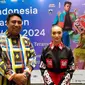 Nanda Maharani bersama Bupati Maros, H. A. S. Chaidir Syam di ajang Indonesia Fashion Week 2024.