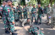 ⁠Adu Push Up Anggota TNI dan Tentara Amerika Serikat Bikin Tegang Semua Anggota  'Sampai Lemas Ini