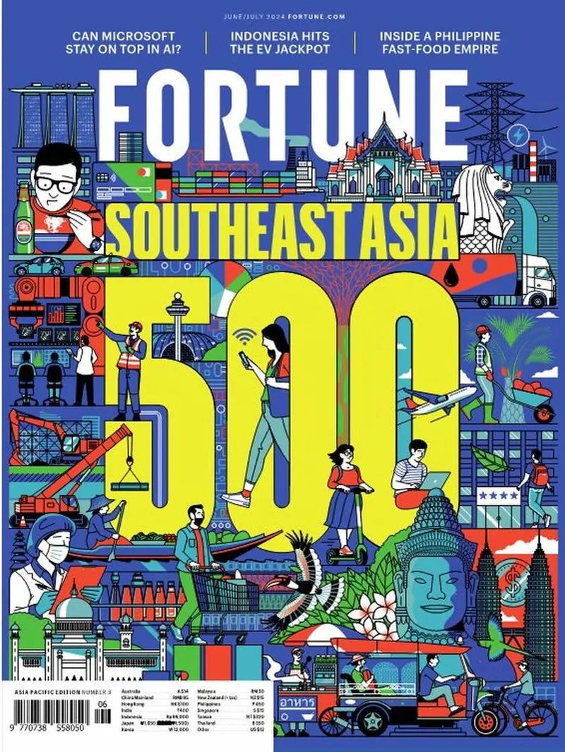 Fortune hari ini meluncurkan peringkat 500 Perusahaan Terbesar di Asia Tenggara atau disebut Fortune Southeast Asia 500 untuk tahun 2024. (Dok Fortune)