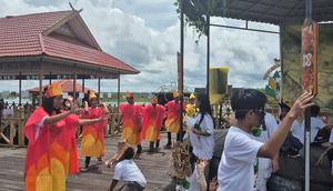 Drama teatrikal dampak karhutla di Palangka Raya