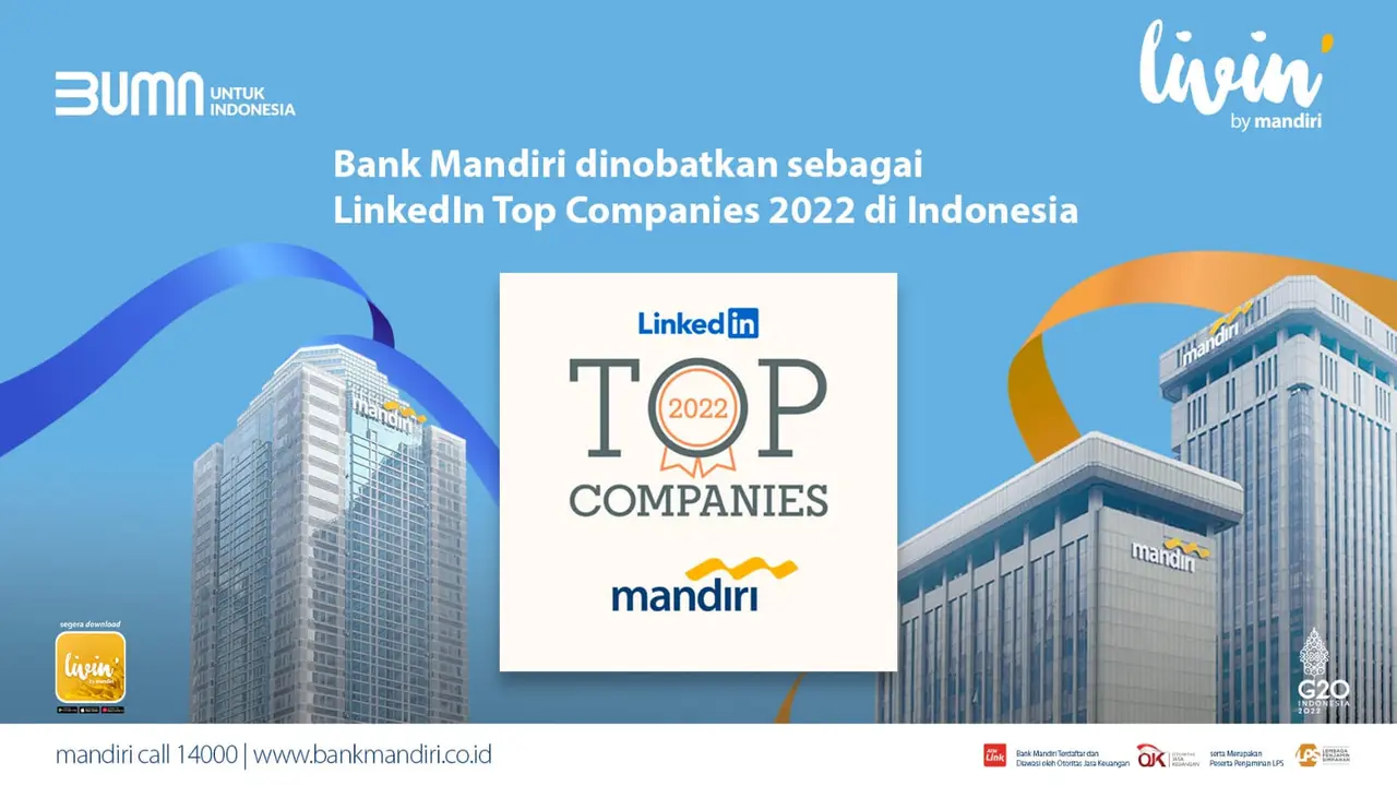 Penghargaan yang didapat Bank Mandiri.