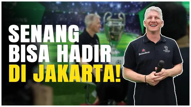 VIDEO: Mantan Pemain Bayern Munchen, Bastian Schweinsteiger Sapa Fans di Meet The Trophy & Legends Liga Champions