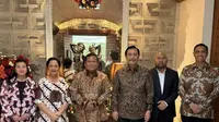 Prabowo Kunjungi Luhut di Momen Natal, Bahas Ekonomi hingga Bencana Sumatera