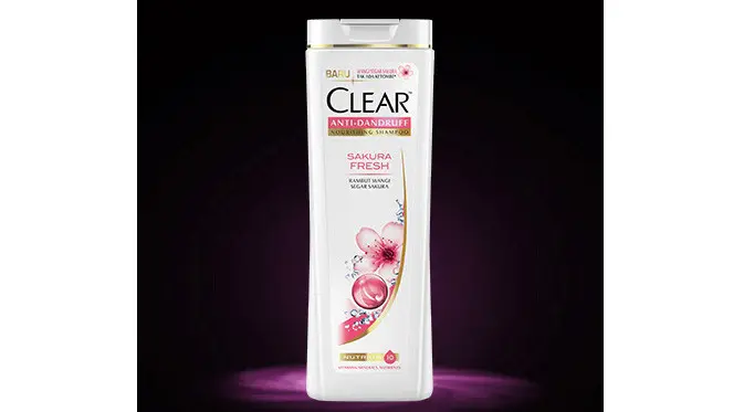 Time to wash your hair with Clear Sakura Fresh
