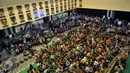Suasana acara perpisahan mantan Mendikbud Anies Baswedan, Jakarta, Rabu (27/7). Anies Baswedan resmi menyerahkan kepemimpinan Kementerian Pendidikan dan Kebudayaan kepada Muhadjir Effendy . (Liputan6.com/Johan Tallo)