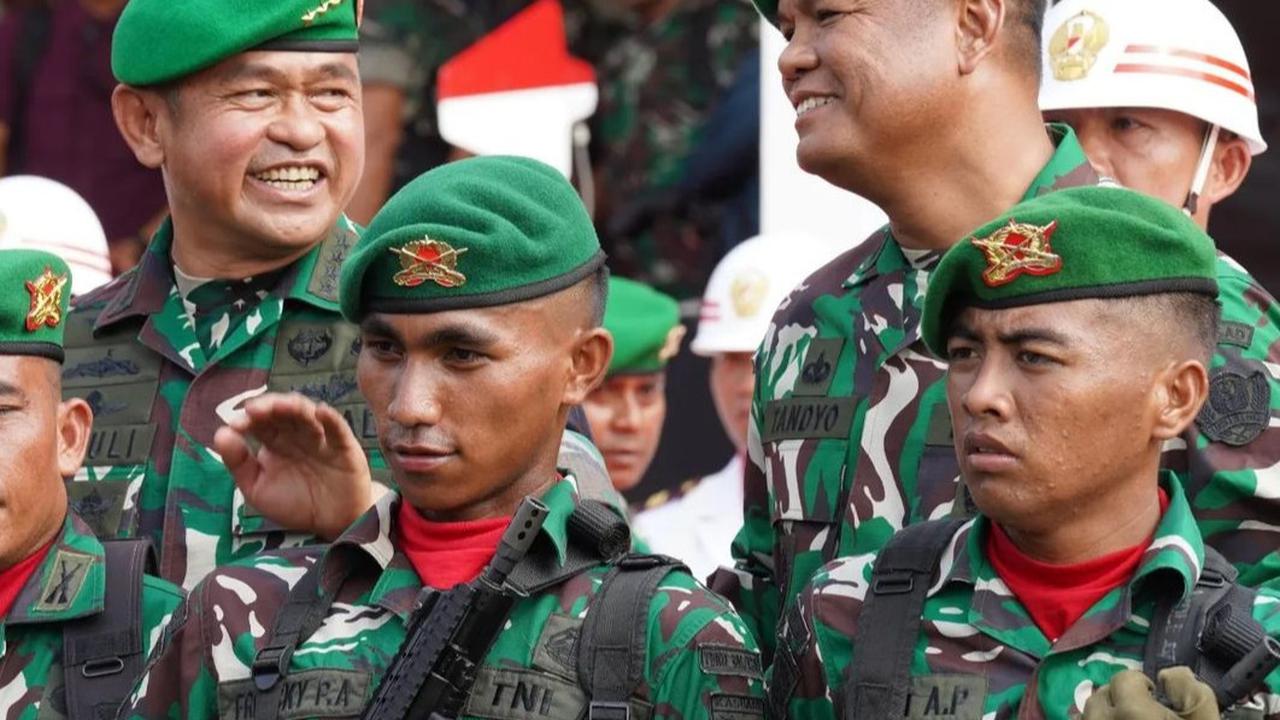 Melihat Prajurit Tangguh Batalyon Penyangga Daerah Rawan yang Baru Diresmikan
