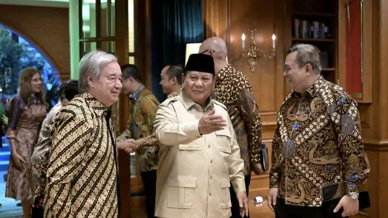 Bertemu Prabowo, Sekjen PBB Apresiasi Peran Indonesia untuk Palestina