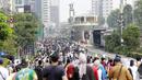 Car Free Day DKI Jakarta selalu ramai dihadiri oleh masyarakat yang ingin menikmati suasana pagi di Ibu Kota. (Bola.com/M Iqbal Ichsan)
