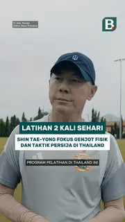 Latihan dua kali sehari, Shin Tae-yong fokus genjot fisik dan taktik Persija di Thailand